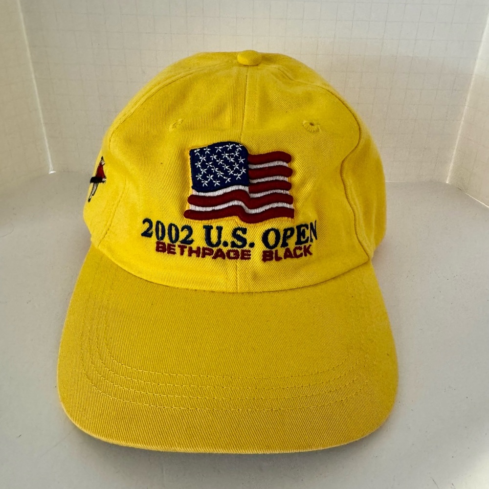 2002 US Open Bethpage Black Yellow Hat